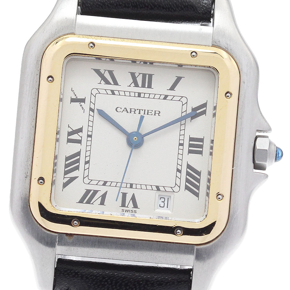CARTIER PANTHERE MM W250285A YG bezel Beige Dial Quartz Boy's Watch_901067