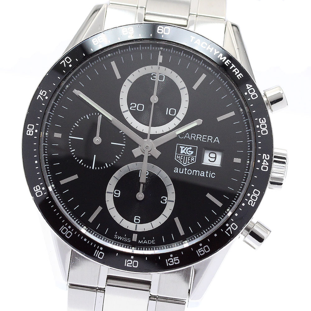 TAG HEUER Carrera CV2010.BA0786 Chronograph black Dial Automatic Men's_901074
