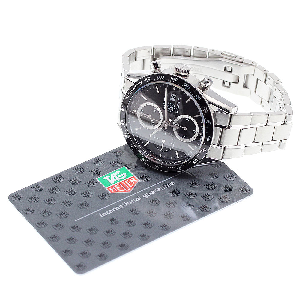 TAG HEUER Carrera CV2010.BA0786 Chronograph black Dial Automatic Men's_901074