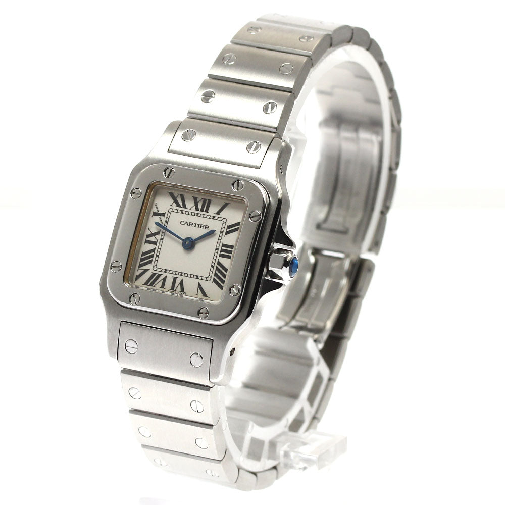 CARTIER Santos GalbeeSM W20056D6 beige Dial Quartz Ladies Watch_901093