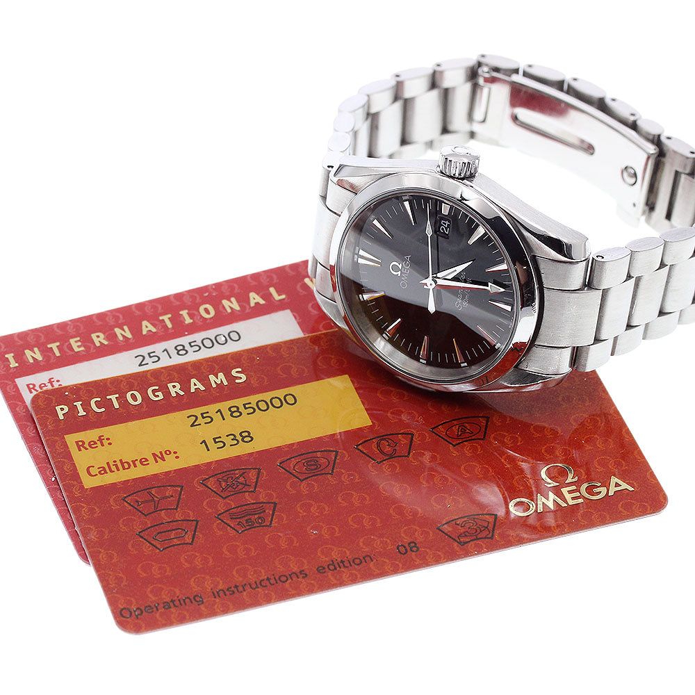 OMEGA Seamaster 2518.50 Date black Dial Quartz Boy's Watch_901101