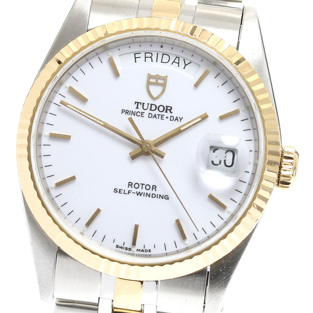 TUDOR Prince Date Day 76213 white Dial Automatic Men's Watch_901109