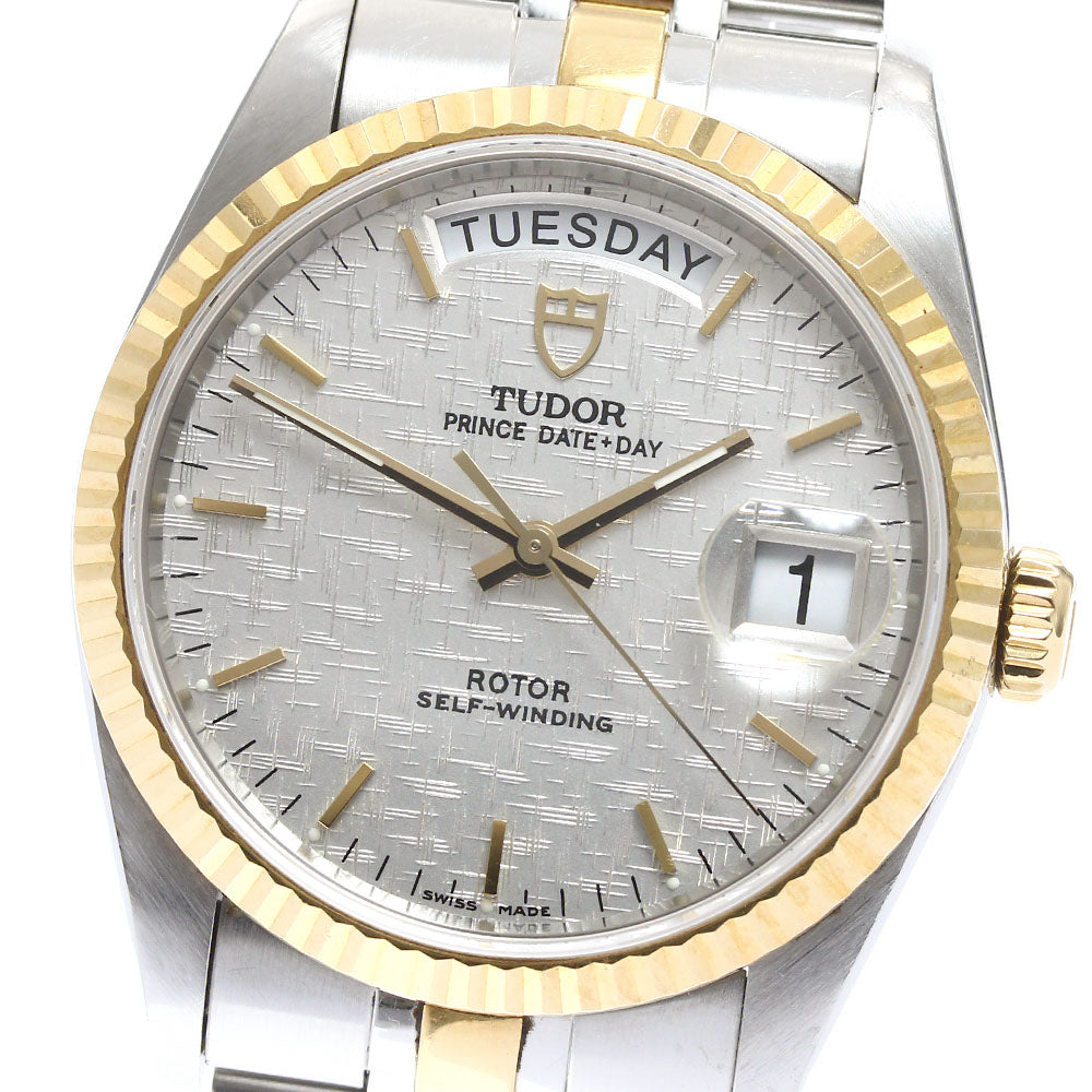 TUDOR Prince Date Day 76213 Silver Dial Automatic Men's Watch_901181