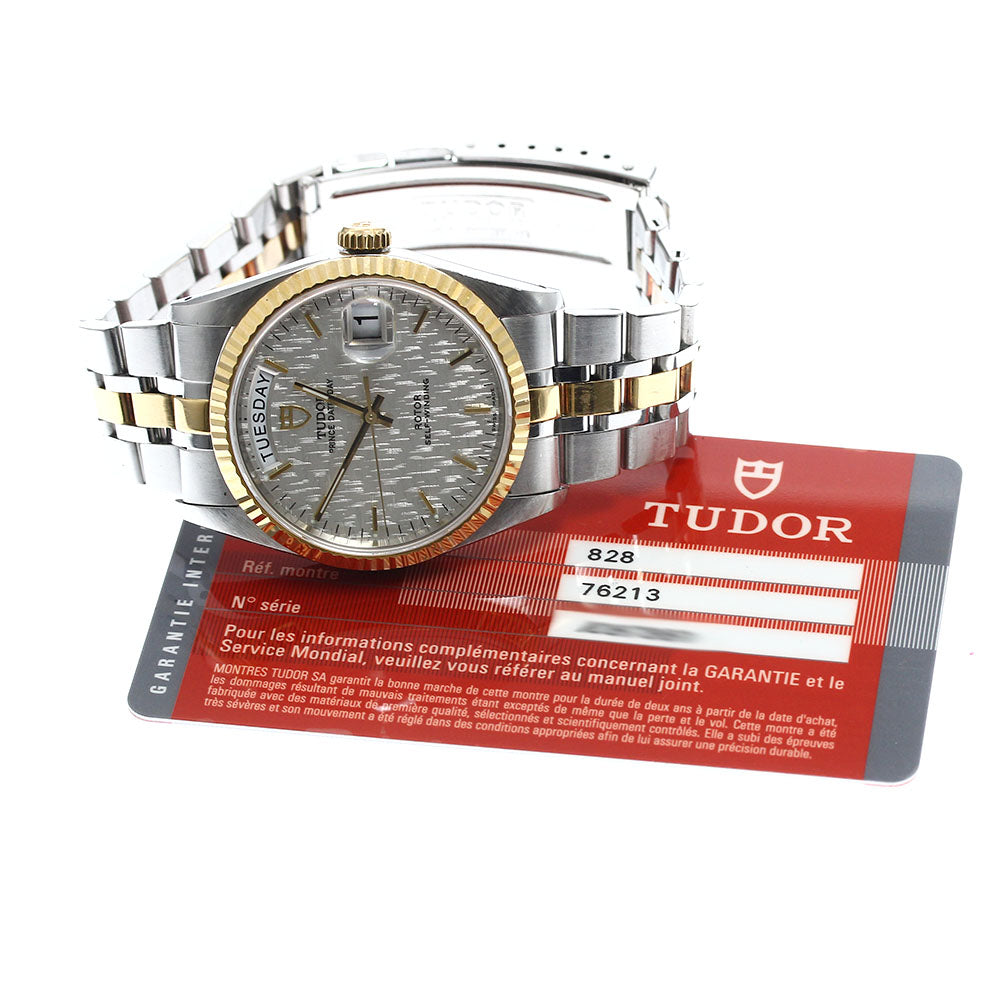TUDOR Prince Date Day 76213 Silver Dial Automatic Men's Watch_901181
