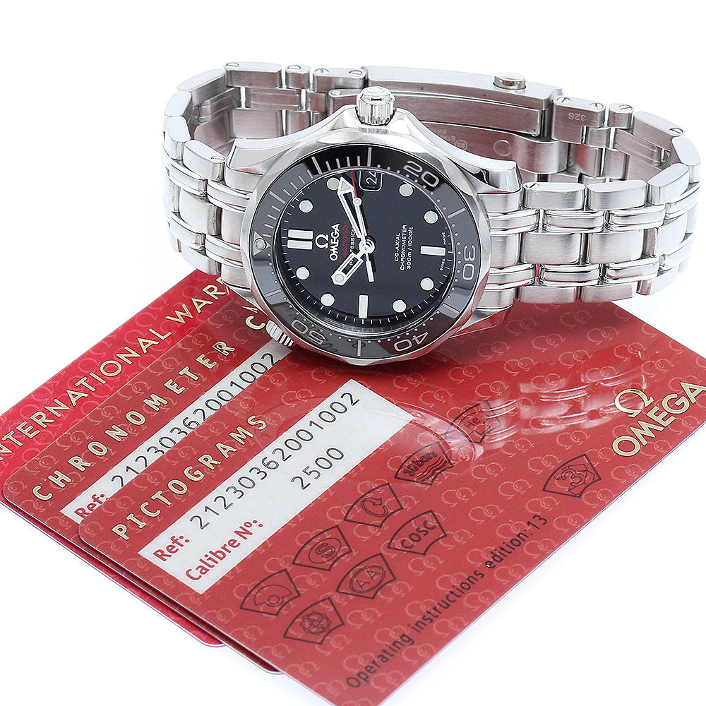 OMEGA Seamaster300 212.30.36.20.01.002 Black Dial Automatic Boy's Watch_901198