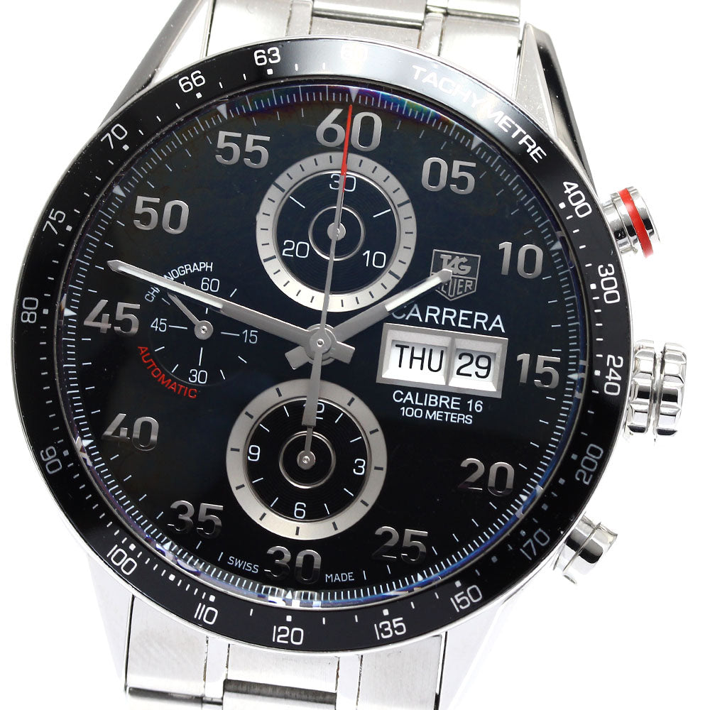 TAG HEUER Carrera CV2A10 Chronograph black Dial Automatic Men's Watch_901207