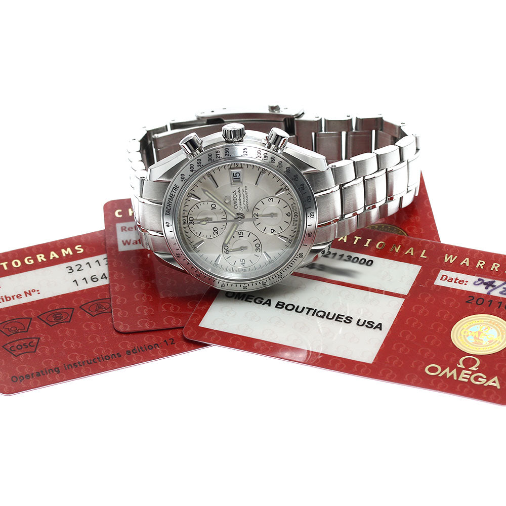 OMEGA Speedmaster 3211.30 Chronograph Silver Dial Automatic Men's Watch_901212