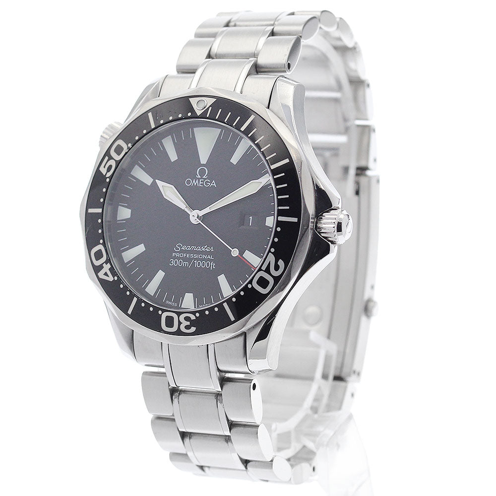 OMEGA Seamaster300 2264.50 Date black Dial Quartz Men's Watch_901219