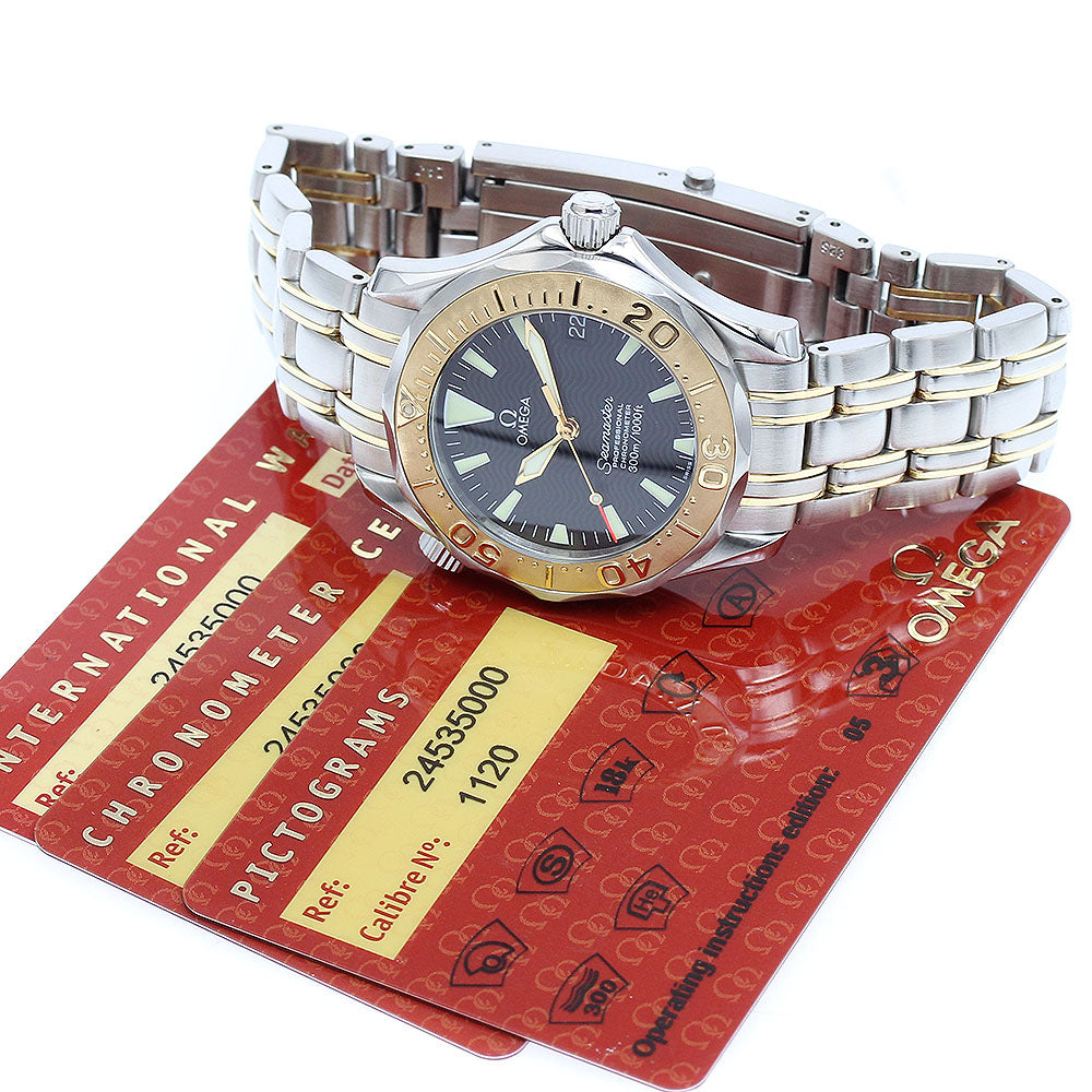 OMEGA Seamaster300 Professional 2453.50 Date black Dial Automatic Boy's_901224