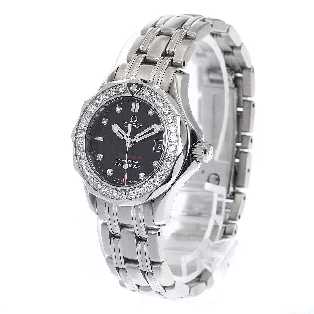 OMEGA Seamaster300 212.15.28.61.51.001 Diamond bezel 8P Quartz Ladies_901225