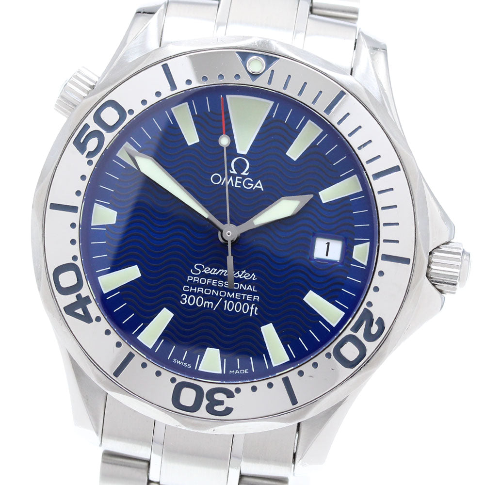 OMEGA Seamaster300 2255.80 Date blue Dial Automatic Men's Watch_901267