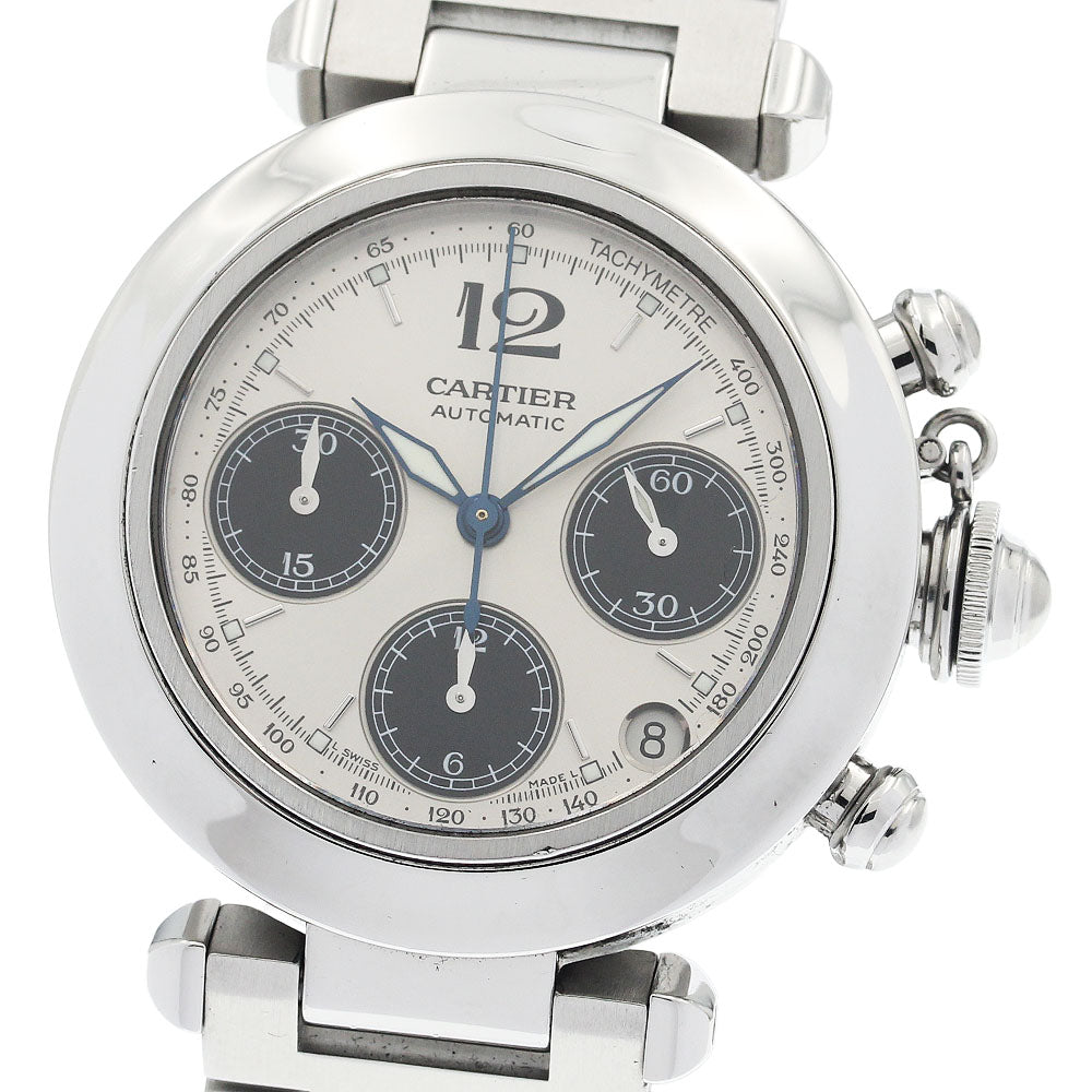 CARTIER Pasha C W31048M7 Chronograph Date Automatic Boy's Watch_901280