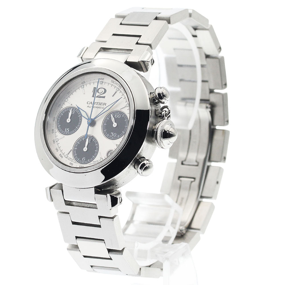 CARTIER Pasha C W31048M7 Chronograph Date Automatic Boy's Watch_901280