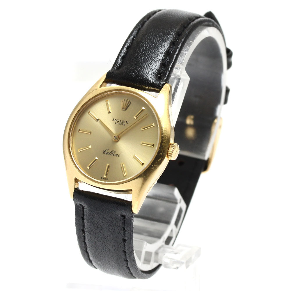 ROLEX Cellini 3800 K18YG Cal.1600 gold Dial Hand Winding Ladies Watch_901294