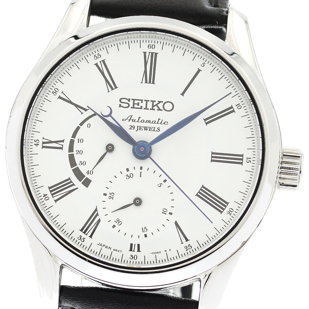 SEIKO Pureza SARW011/6R27-00F0 Power reserve enamel dial Automatic Men's_901299