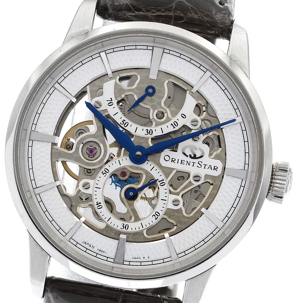 ORIENT Orient star F8B6-UAA0/RK-AZ0002S Power reserve small seconds skeleton Dial Hand Winding Men's Watch_901300