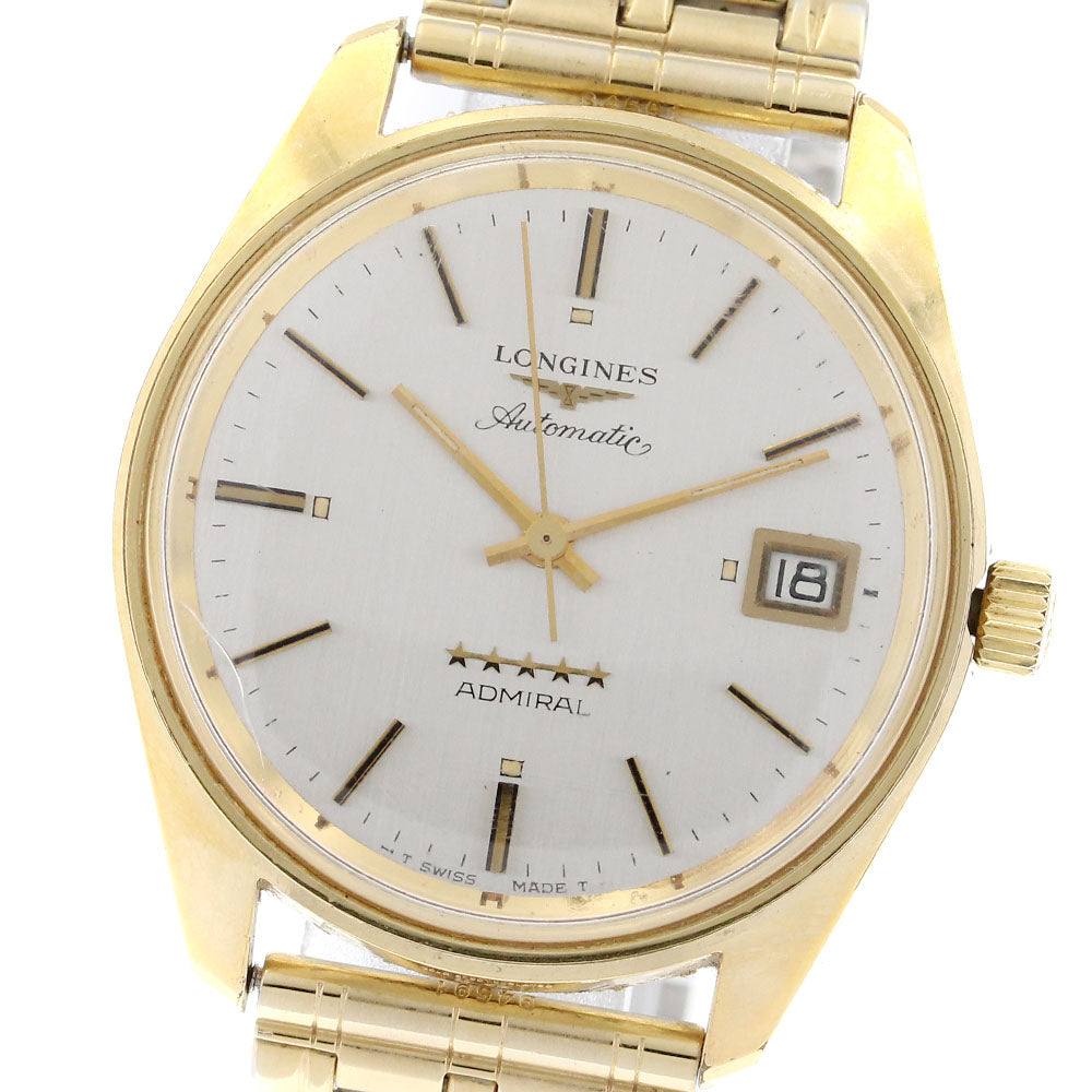 LONGINES Admiral 5 Star Date Silver Dial Automatic Men's Watch_901305