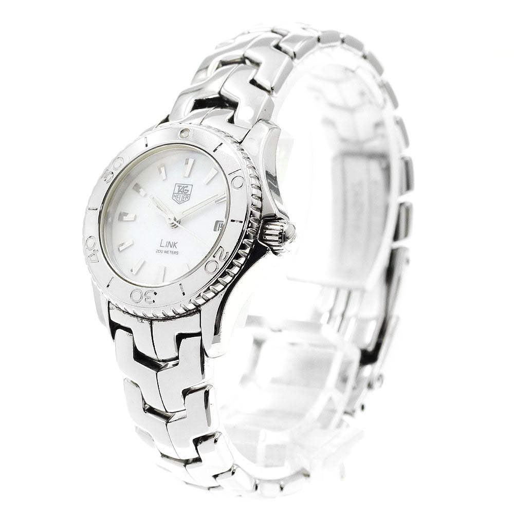 TAG HEUER Link WJ1313-0 Date White shell Dial Quartz Ladies Watch_901311