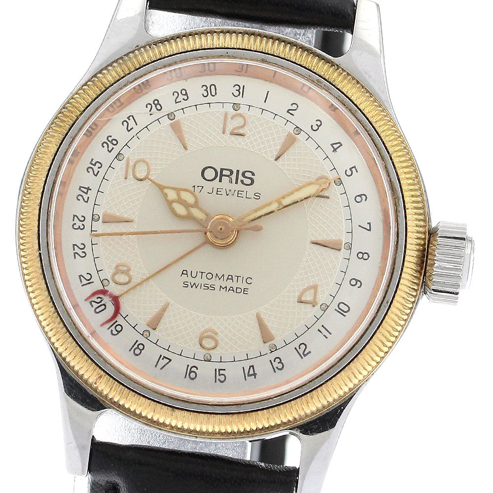 ORIS Big crown 7400 Pointer date Silver Dial Automatic Boy's Watch_901312