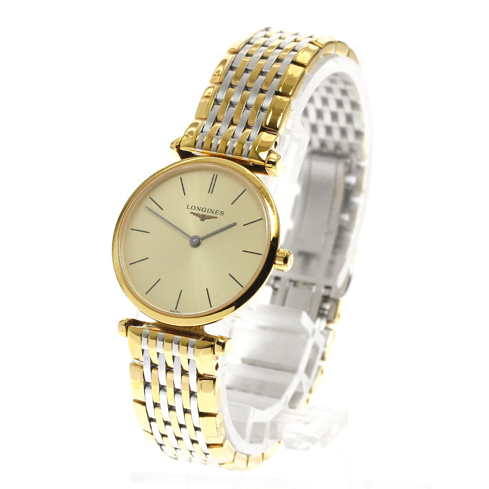 LONGINES Grand classic L4.209.2 gold Dial Quartz Ladies Watch_901316