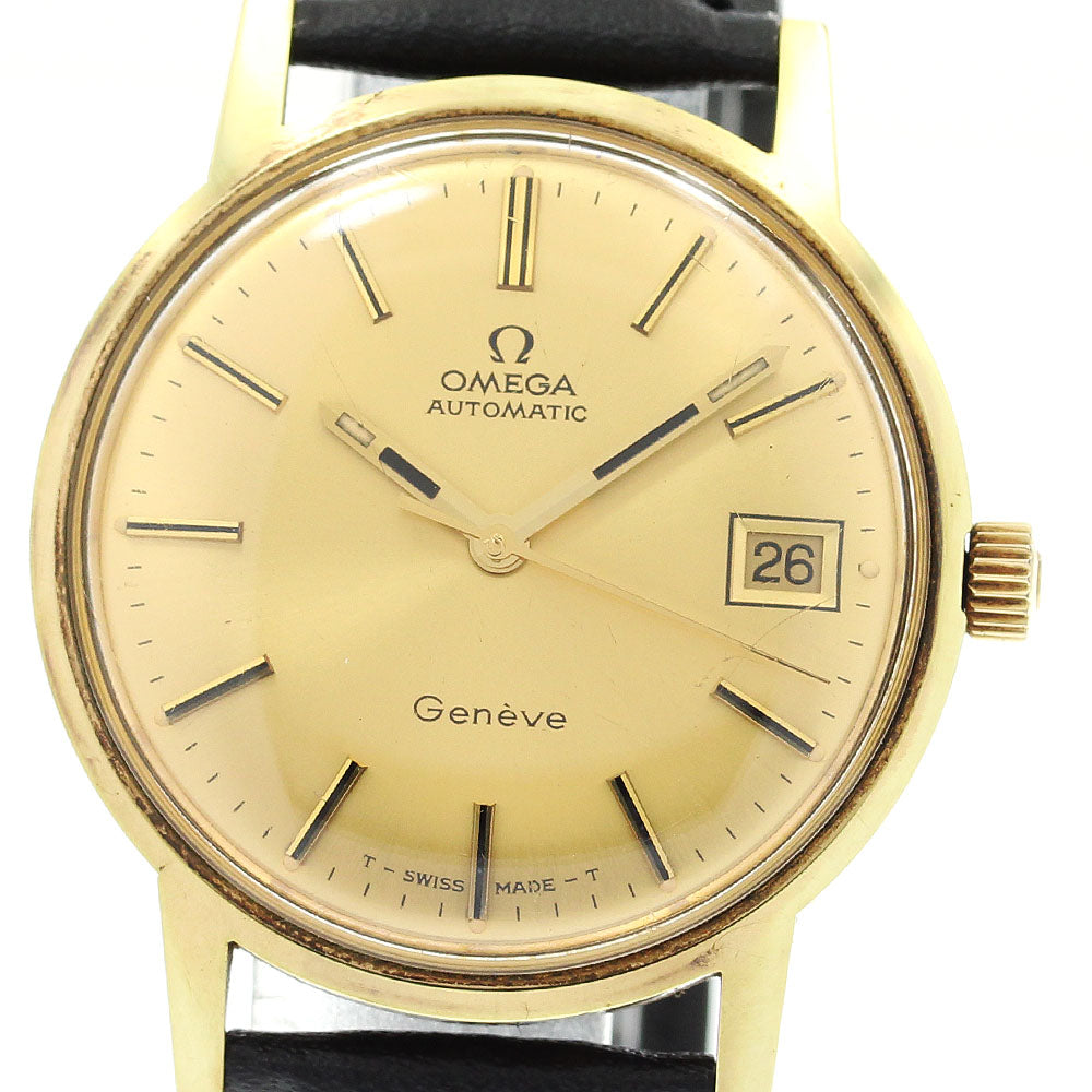 OMEGA Geneve 166.070 Date Cal.565 gold Dial Automatic Men's Watch_901326
