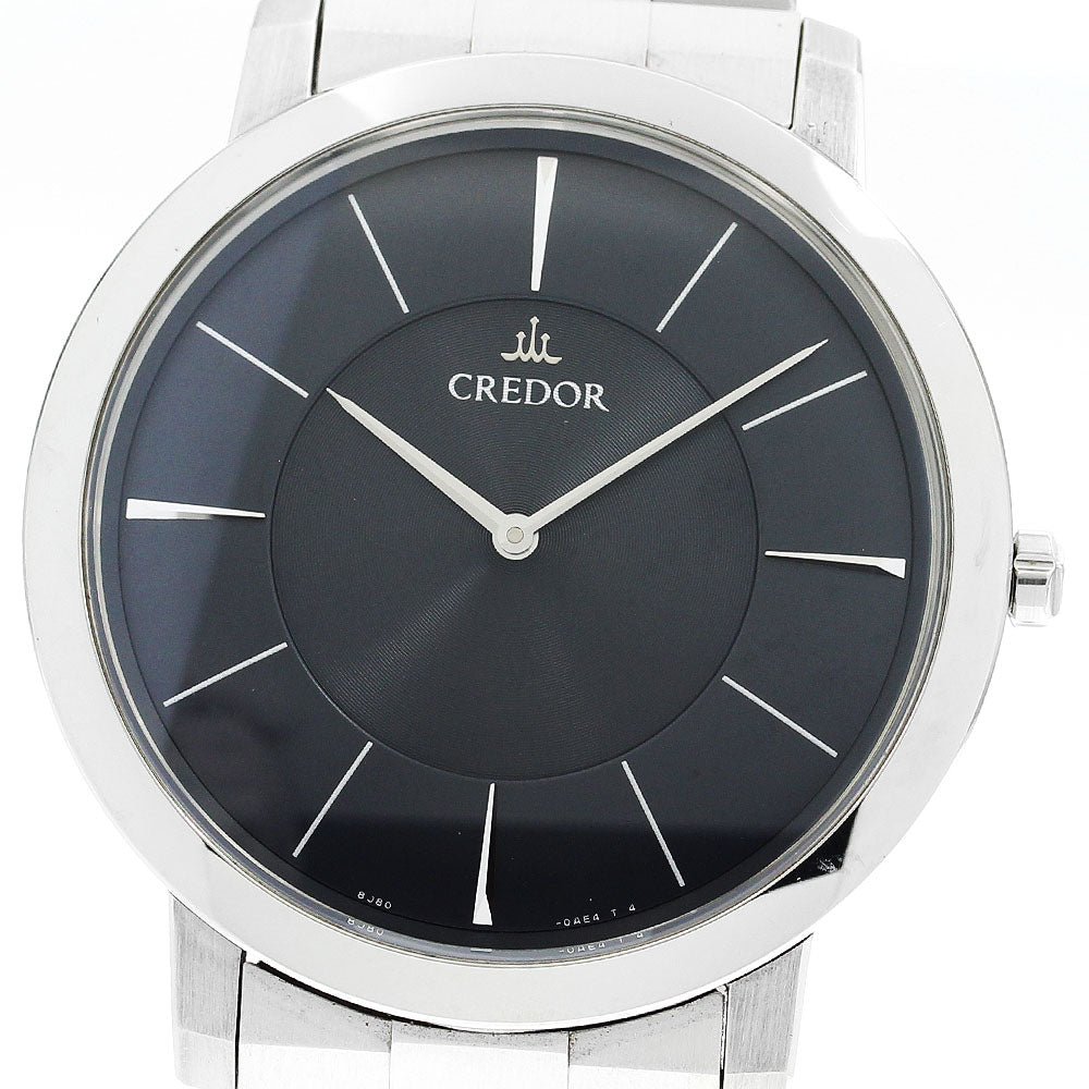 SEIKO CREDOR node GCAT995/8J80-0AD0 black Dial Quartz Men's Watch_901328