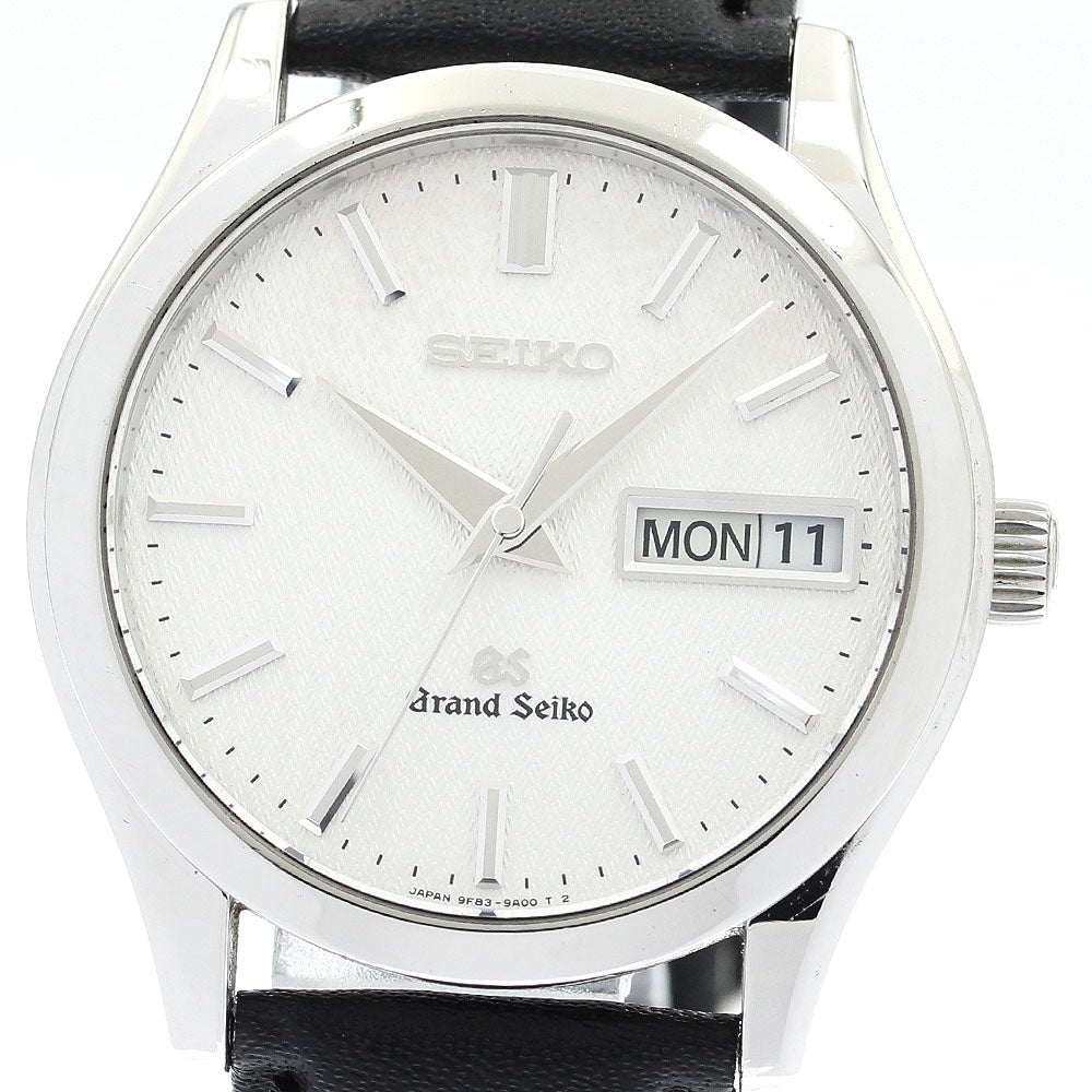 SEIKO Grand Seiko SBGT003/9F83-9A00 Day date Silver Dial Quartz Men's_901332