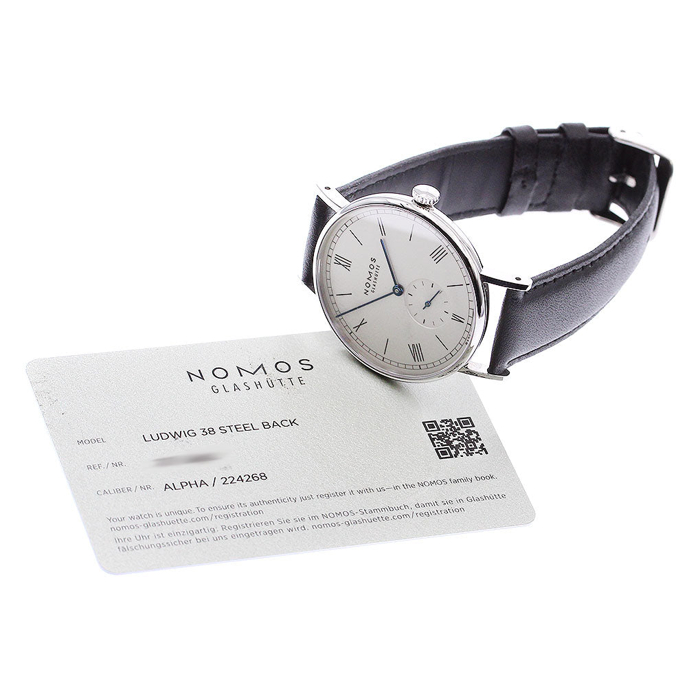 NOMOS Ludwig 38 235 Small seconds Silver Dial Hand Winding Men's Watch_901342