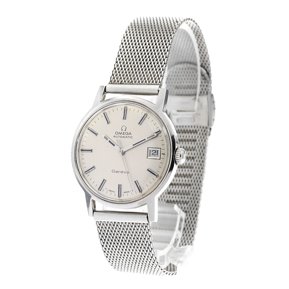 OMEGA Geneve 166 070 Date Cal.565 Silver Dial Automatic Men's Watch_901360