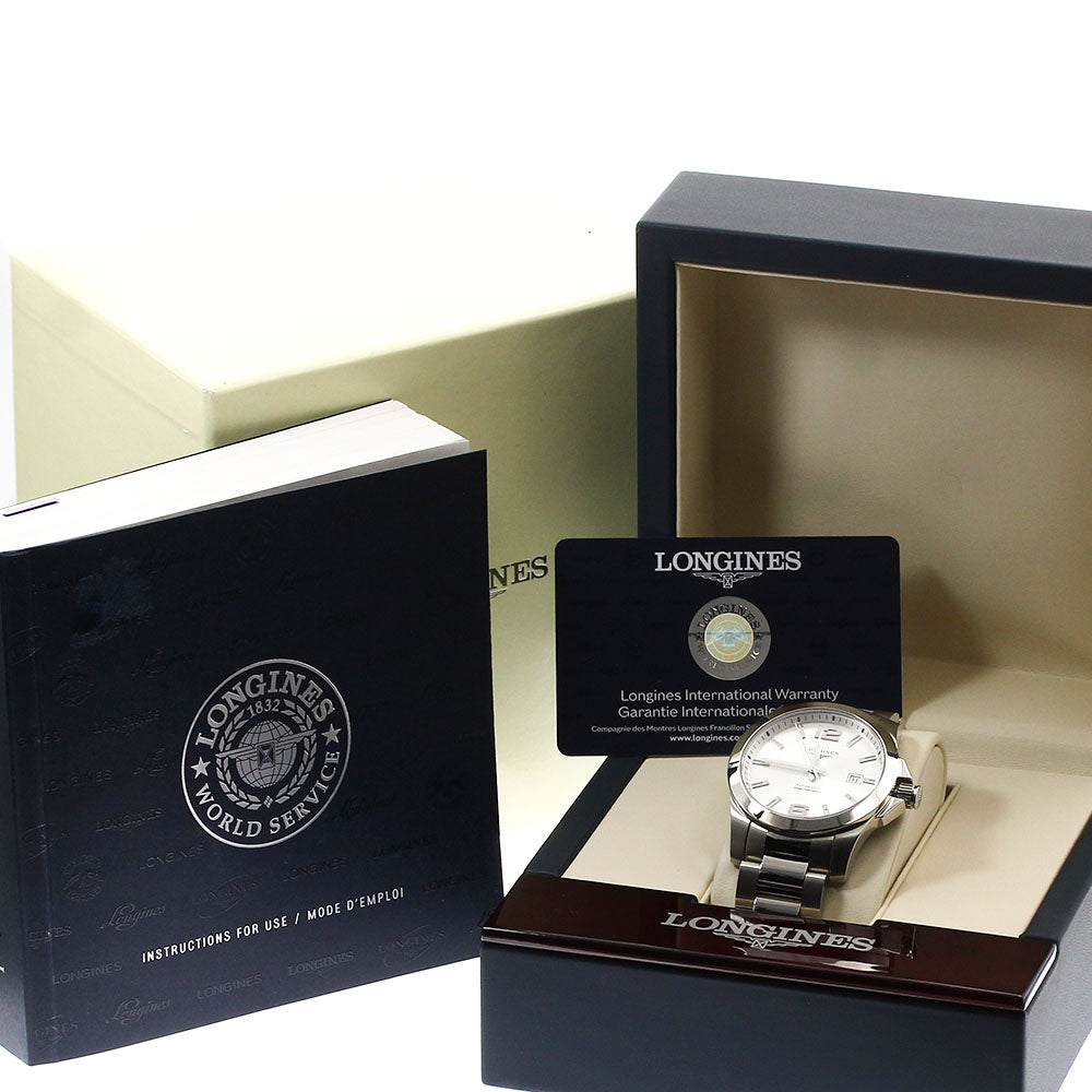 LONGINES Conquest L3.777.4 Date Silver Dial Automatic Men's Watch_901362