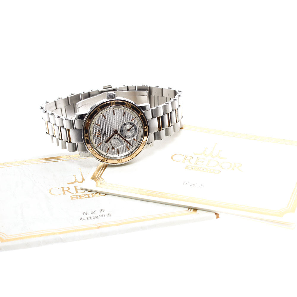 SEIKO CREDOR GCAY992/4S79-0020 Power reserve Hand Winding Men's Watch_901389
