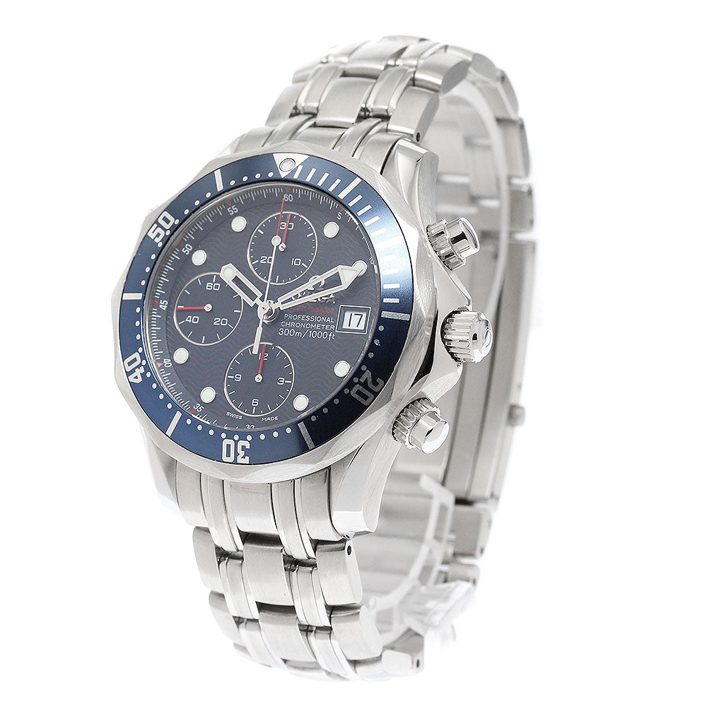 OMEGA Seamaster300 2225.80 Chronograph Navy Dial Automatic Men's Watch_901425