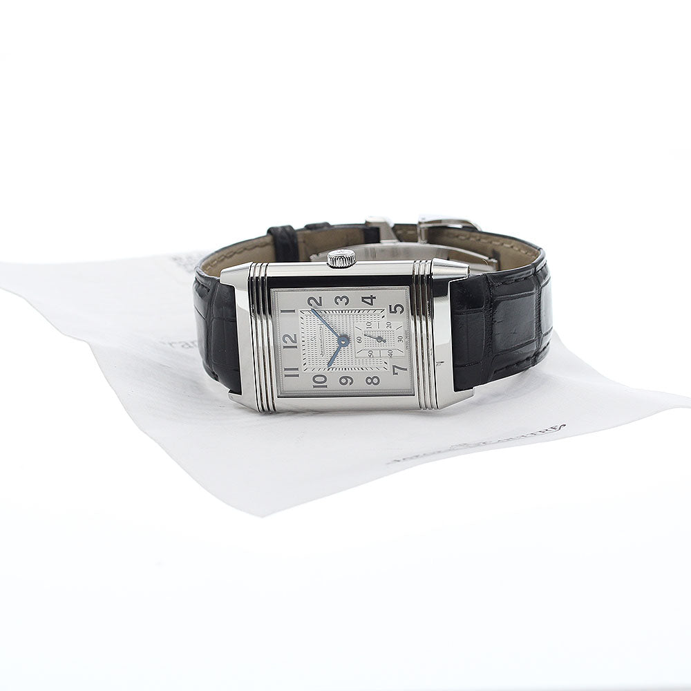 JAEGER-LECOULTRE Grand Reverso 976 Q3738420 Silver Dial Hand Winding Men's Watch_901436