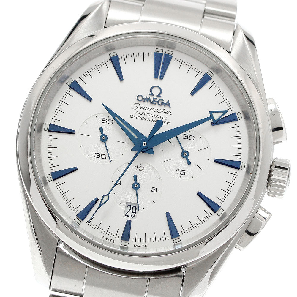 OMEGA Seamaster Aqua Terra 2512.30 Chronograph Date white Dial Automatic Men's Watch_901447