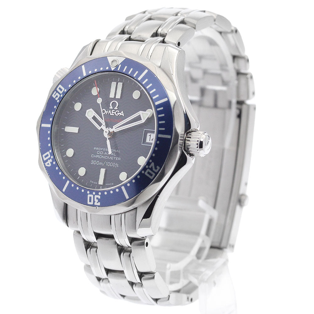 OMEGA Seamaster300 2222.80 Date Co-Axial Navy Dial Automatic Boy's Watch_901482