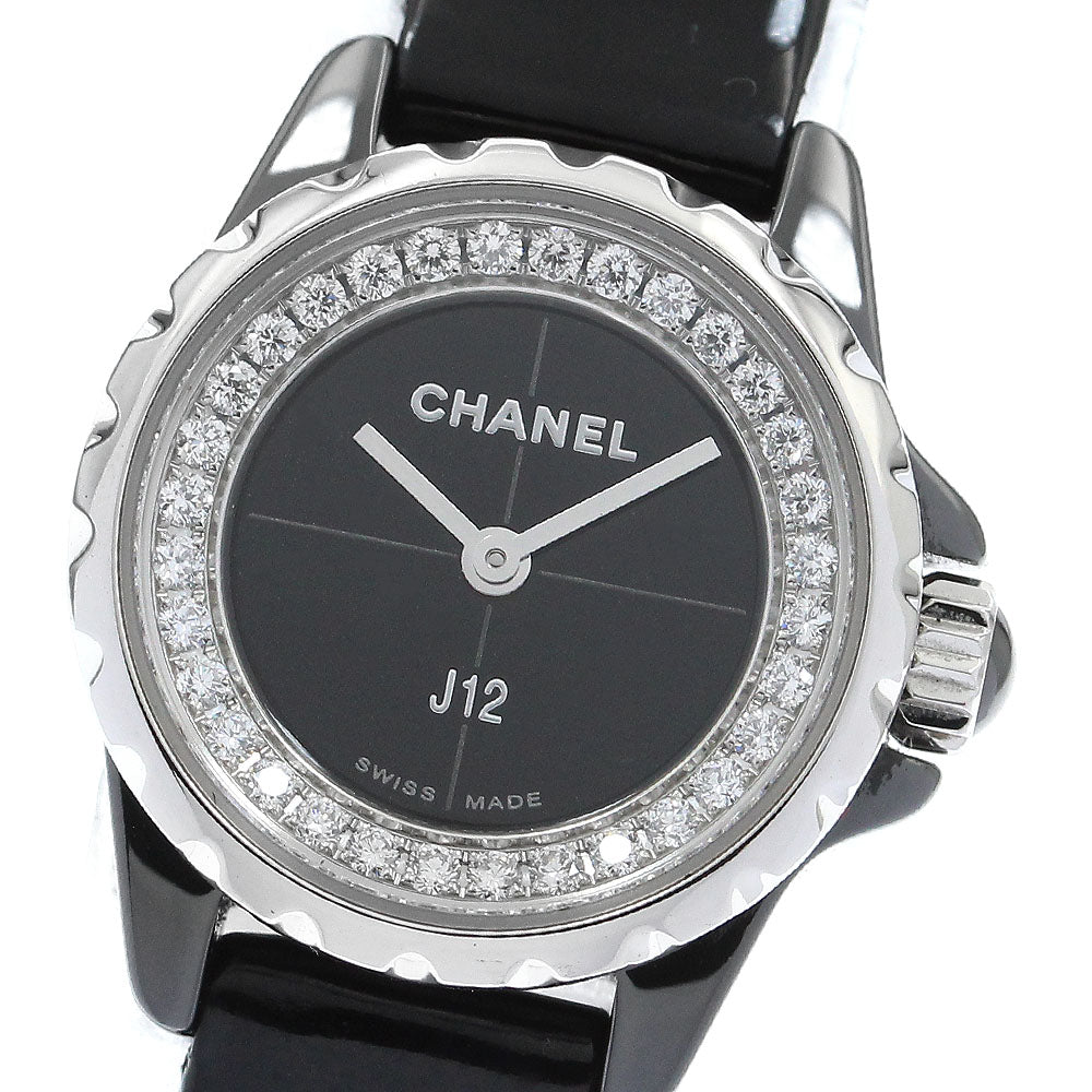 CHANEL J12 XS H4663 Diamond black Dial Quartz Ladies Watch_901490
