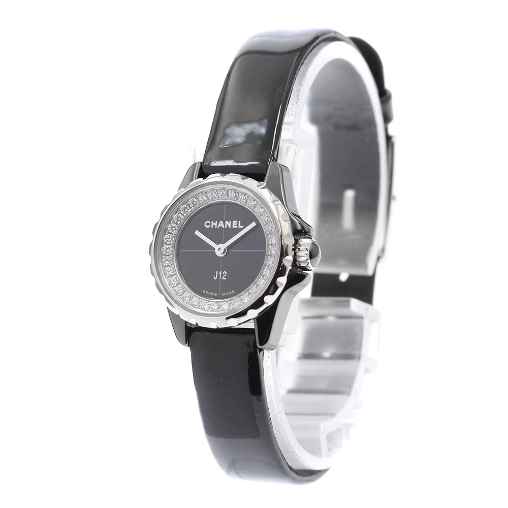 CHANEL J12 XS H4663 Diamond black Dial Quartz Ladies Watch_901490