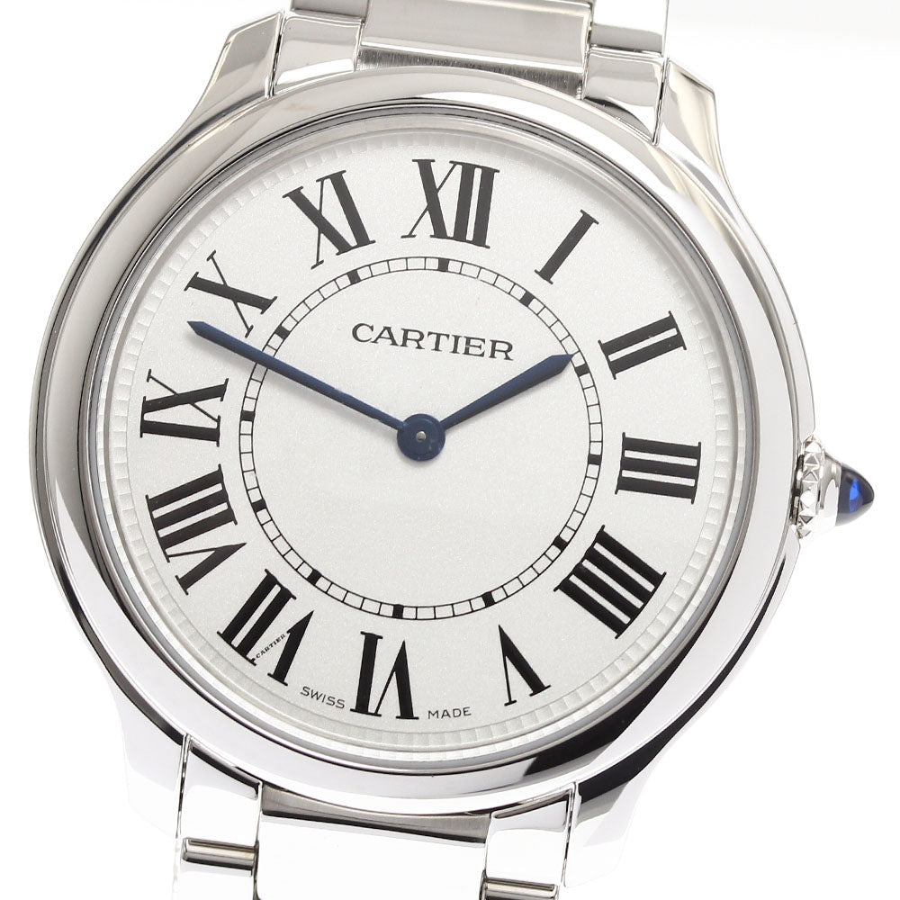 CARTIER Rondemast de Cartier 36MM WSRN0034 Silver Dial Quartz Boy's Watch_901497