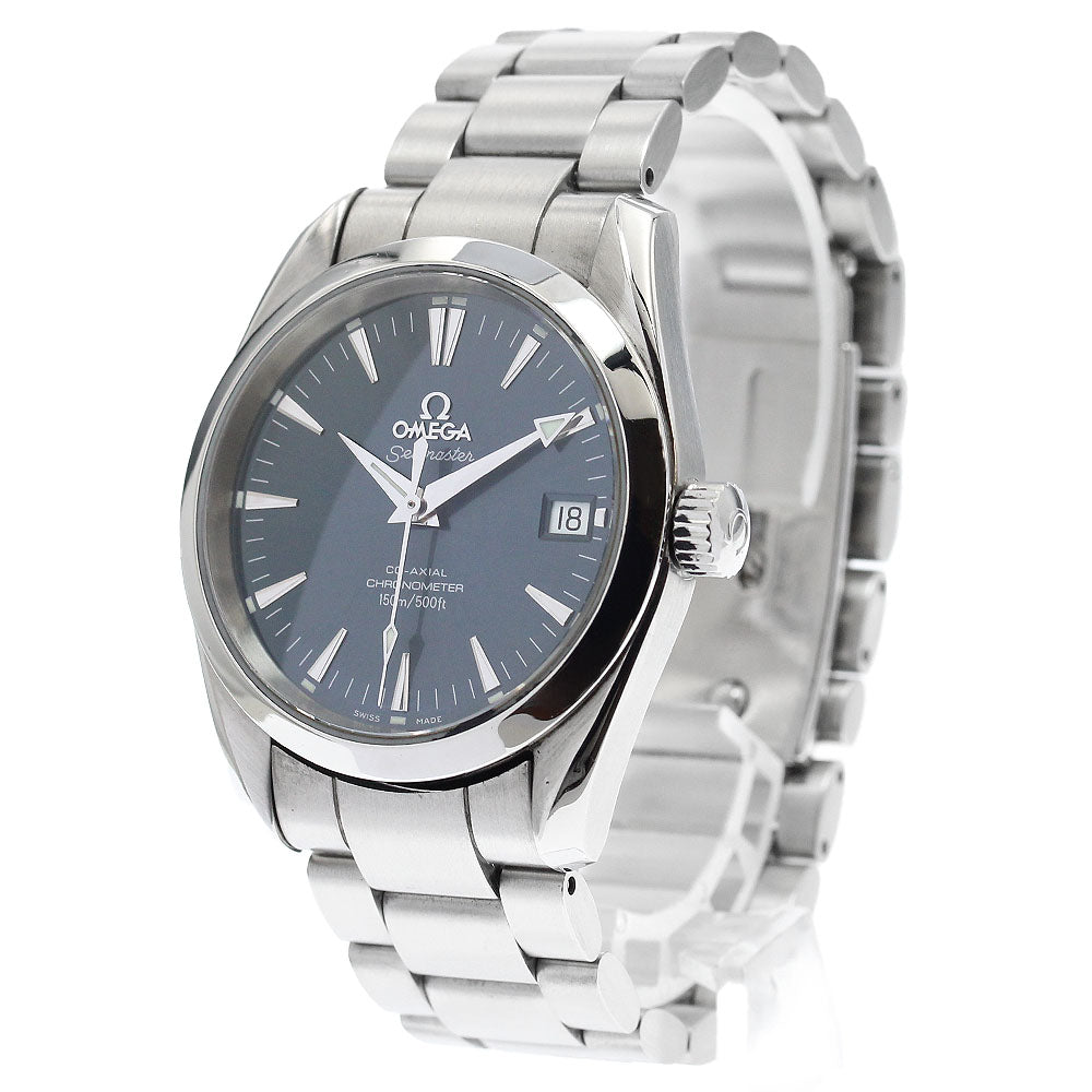 OMEGA Seamaster Aqua Terra 2504.80 Date Navy Dial Automatic Boy's Watch_901499