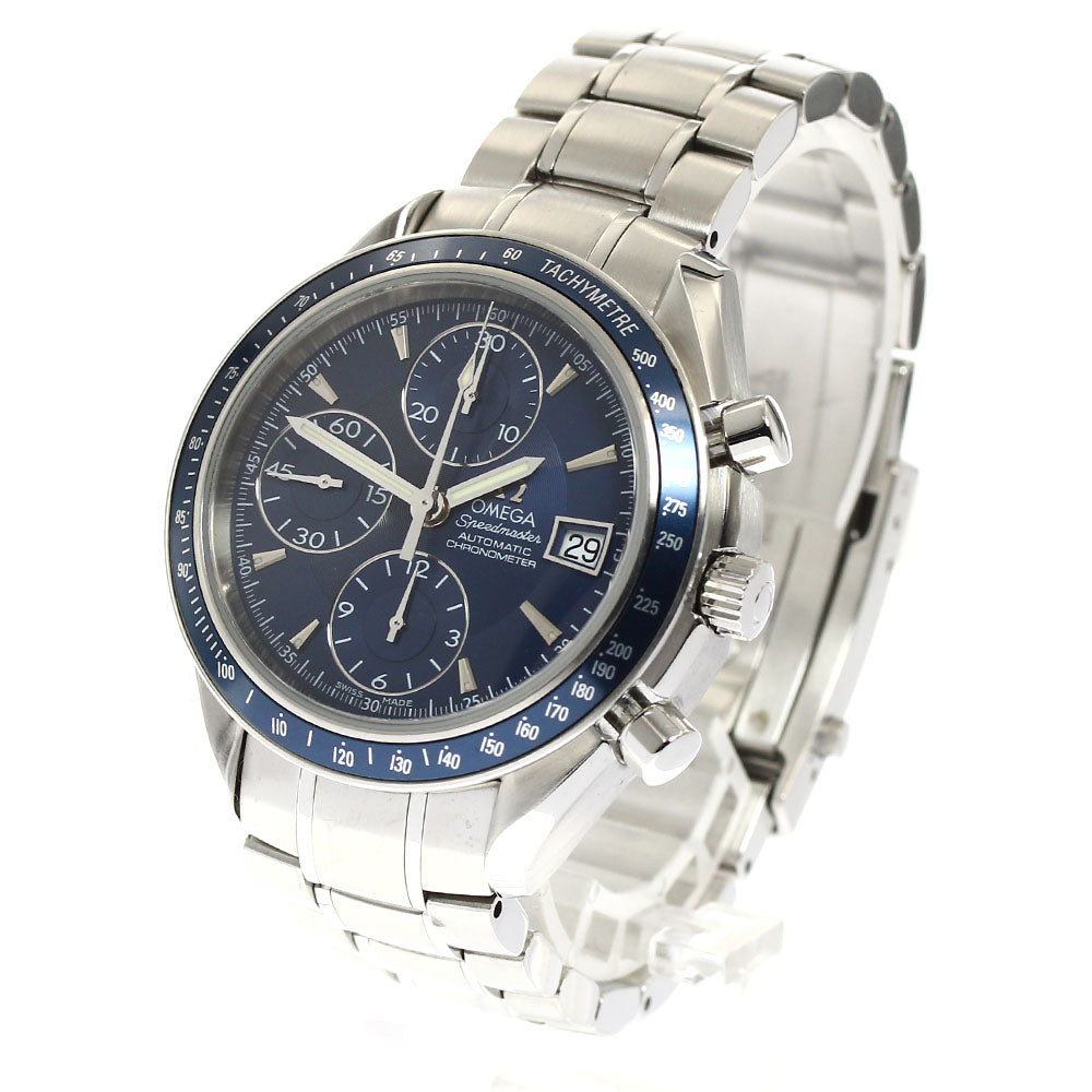 OMEGA Speedmaster 3212.80 Chronograph blue Dial Automatic Men's Watch_901503