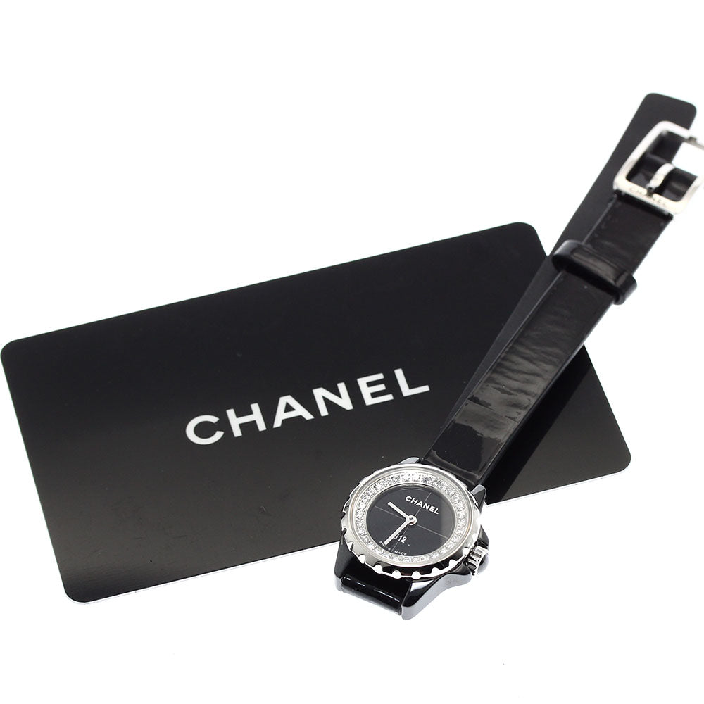 CHANEL J12 XS H4663 Diamond black Dial Quartz Ladies Watch_901511