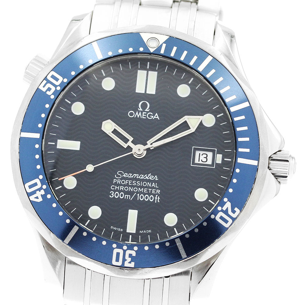 OMEGA Seamaster300 2531.80 Date Navy Dial Automatic Men's Watch_901514