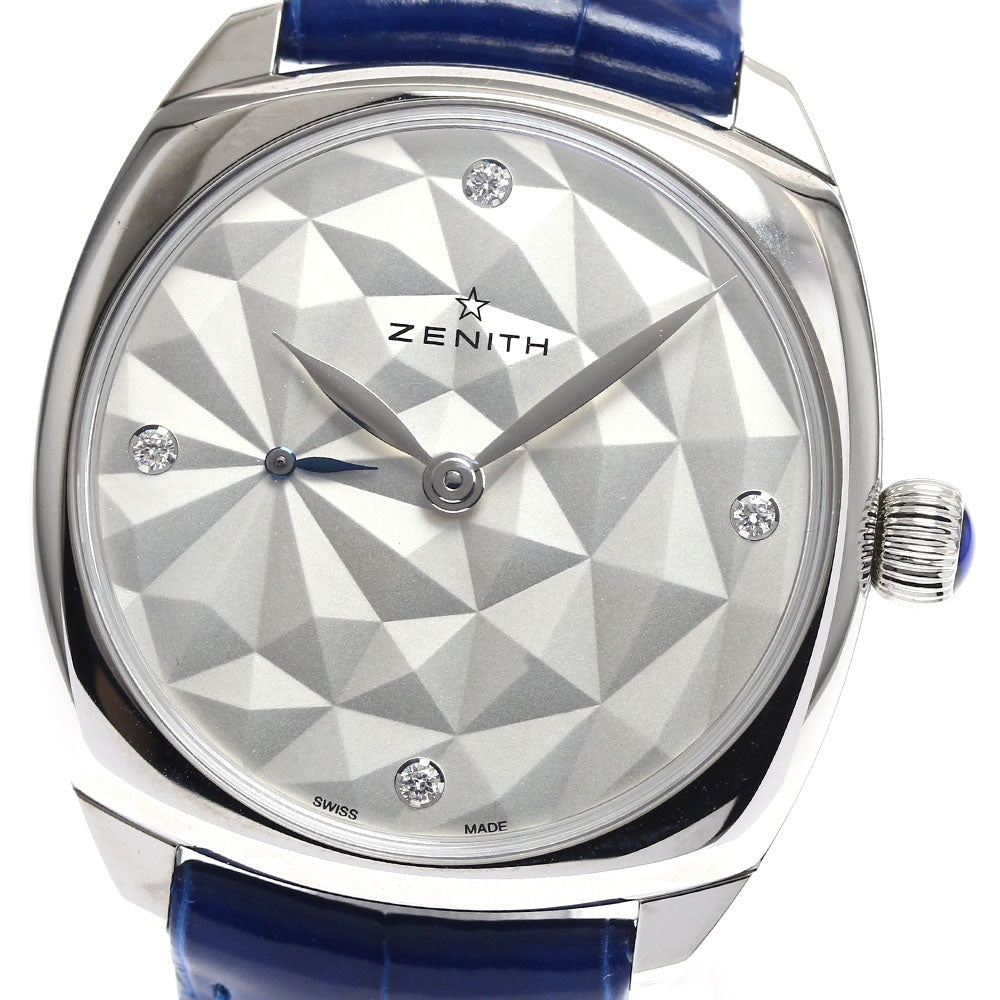 ZENITH Star 03.1971.681 4P Diamond Small Second Silver Dial Automatic Ladies Watch_901534
