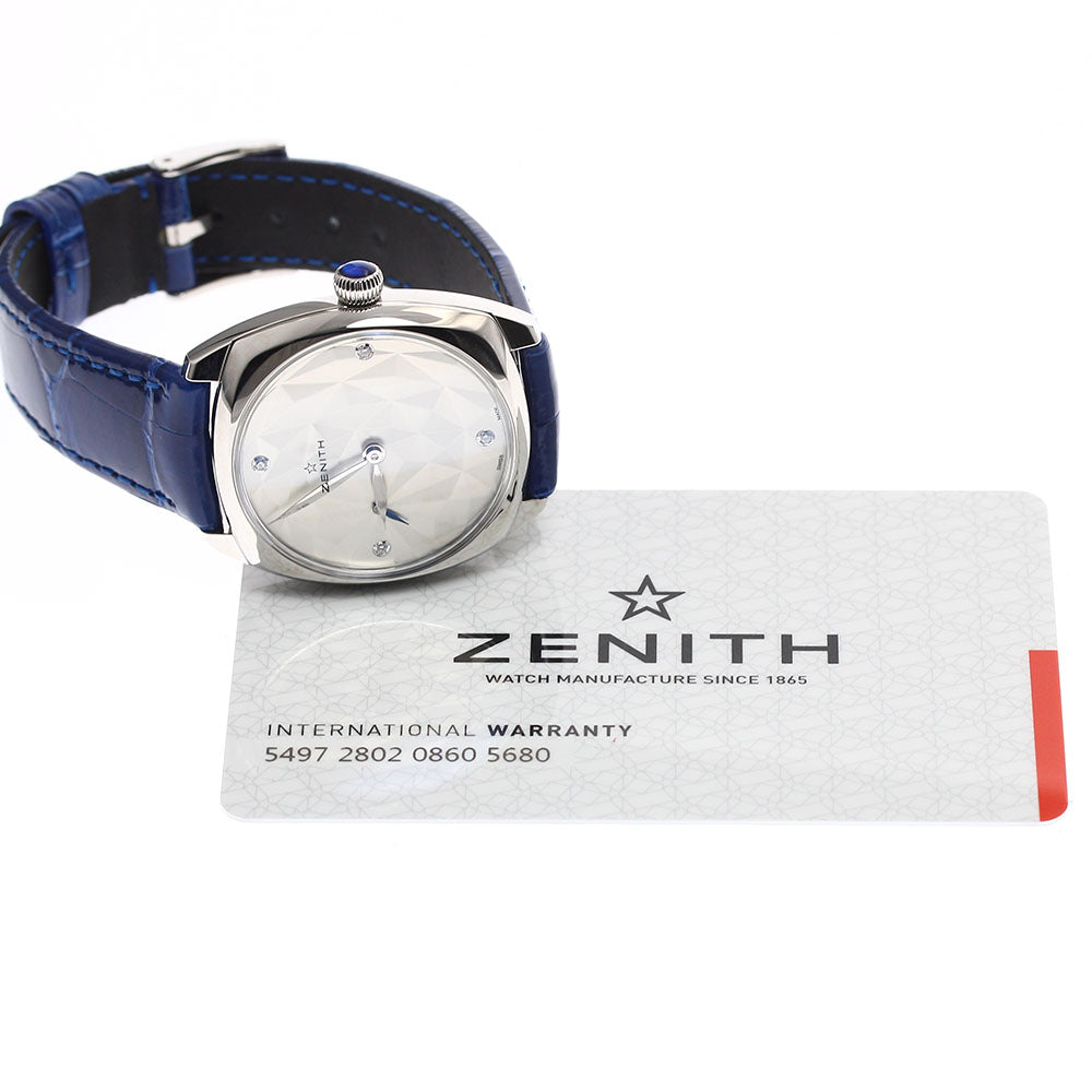 ZENITH Star 03.1971.681 4P Diamond Small Second Silver Dial Automatic Ladies Watch_901534