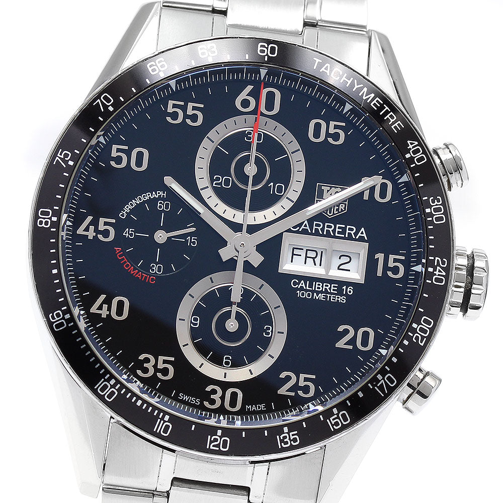 TAG HEUER Carrera CV2A10 Day-Date Chronograph black Dial Automatic Men's Watch_901878