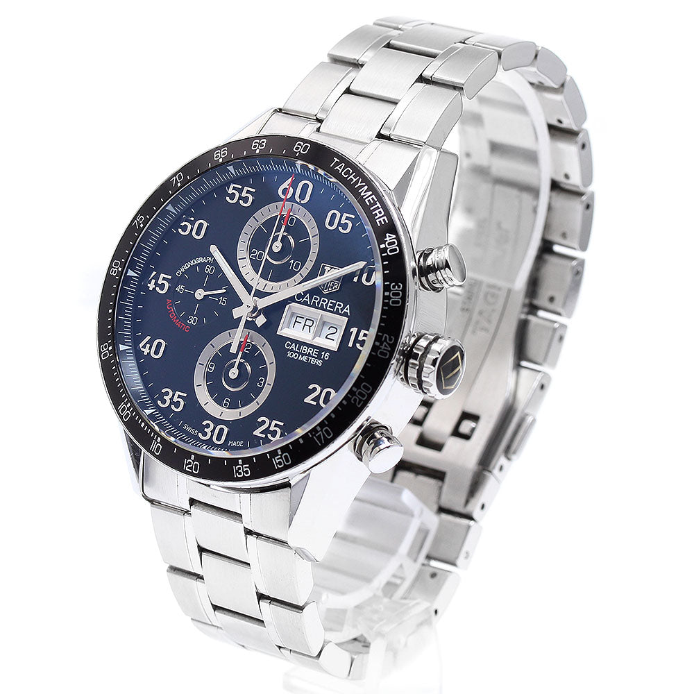 TAG HEUER Carrera CV2A10 Day-Date Chronograph black Dial Automatic Men's Watch_901878