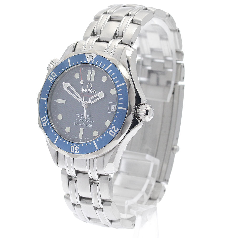 OMEGA Seamaster300 2222.80 Date Co-Axial Navy Dial Automatic Boy's Watch_901903