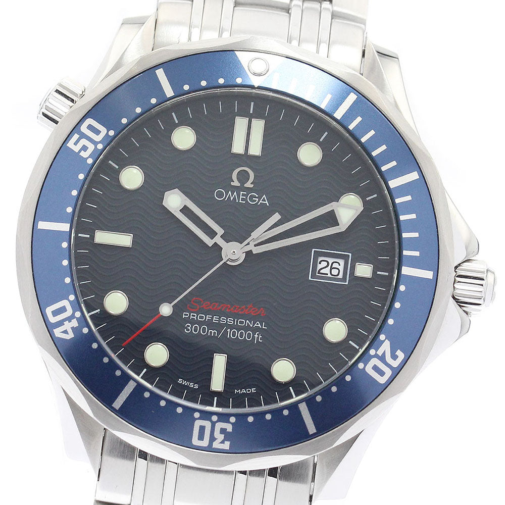 OMEGA Seamaster300 Professional 2221.80 Date Navy Dial Quartz Men's Watch_901917