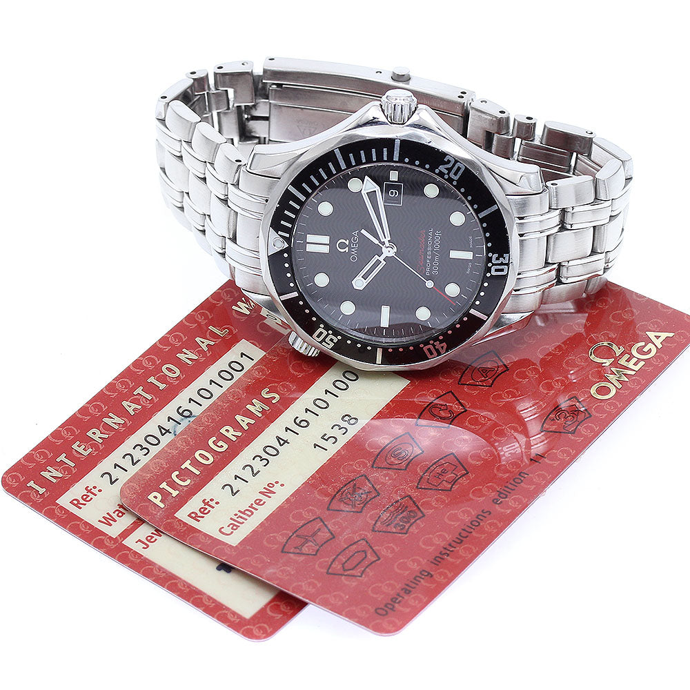 OMEGA Seamaster300 212.30.41.61.01.001 Date black Dial Quartz Men's Watch_901923