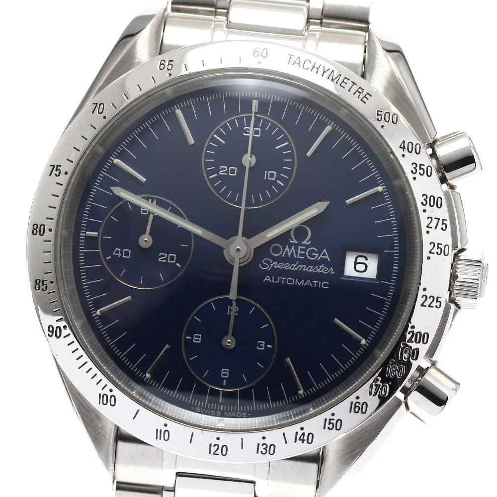 OMEGA Speedmaster Date 3511.80 Chronograph Navy Dial Automatic Men's_901944